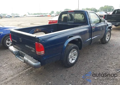 2003 Dodge Dakota Sxt from USA, damaged, VIN 1D7FL16X93S126576